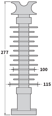 11kV Polymer Post Dimensions